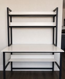 White desk