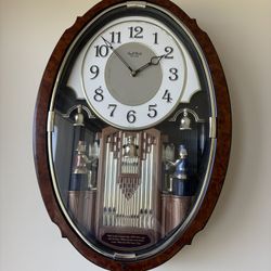 Small World Rhythm Solo Organist 4mh750 - Rhythm Sound & Motion clock *Read*