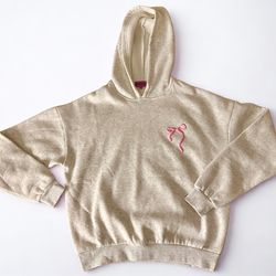 Edikted Grey Bow Hoodie - Size: S