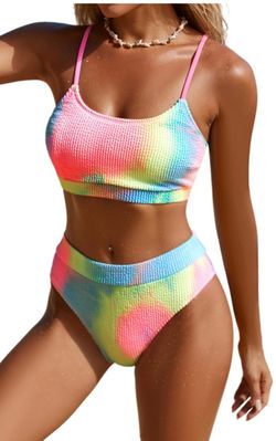Brand new rainbow tie dye size large