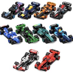 Formula 1 Racing Lego Car Kit 10 Cars Ferrari Red Bull McLaren Mercedes Brand New In Box 