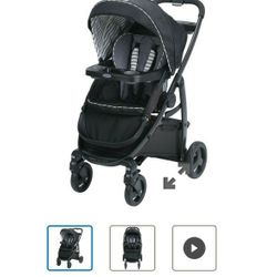 Graco Stroller with matching Car seat and extra base