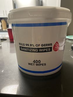 Sanitizing Wipes - 400 Count Bucket