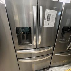 Whirlpool 4 Door Fridge Stainless Steel 2024