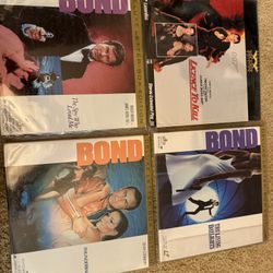 4 Bond laser Disc 