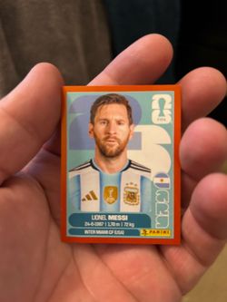 Pannini World Cup 2026 Lionel Messi Argentina Red Edition