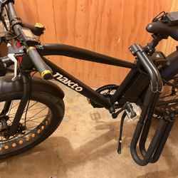 Nakto Cruiser Electric Bike + Surfboard Rack