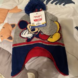 Toddler Trapper Hat And Mittens Set