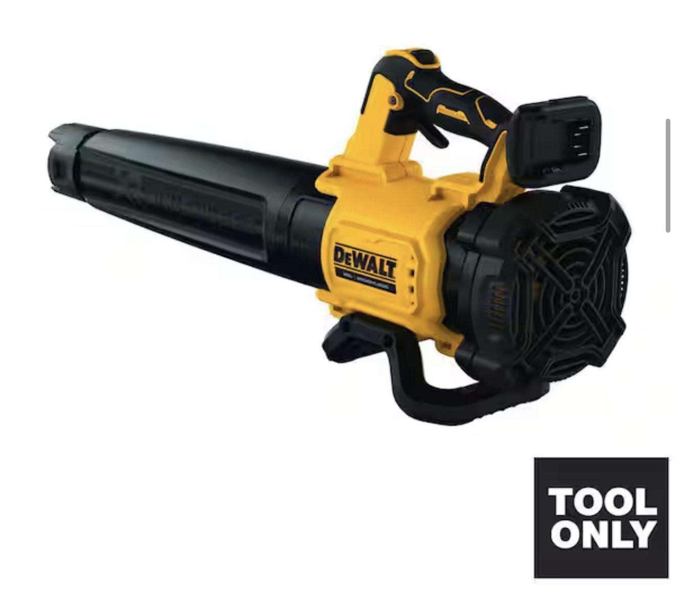 DEWALT 20V MAX 125 MPH 450 CFM Brushless Cordless Handheld Leaf Blower with Concentrator Nozzle (Tool Only)