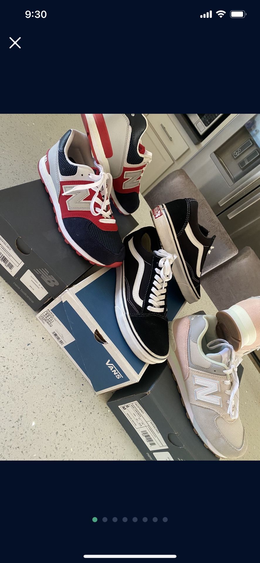 Nike,vans,crocs,new Balance