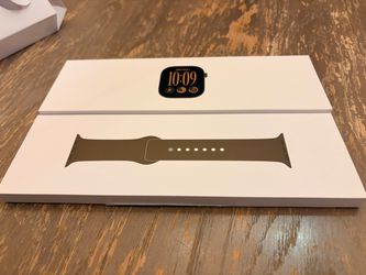 Apple Watch Series 12 46mm GPS - Dark Bronze Aluminum, Olive Sport Band S/M - Open Box