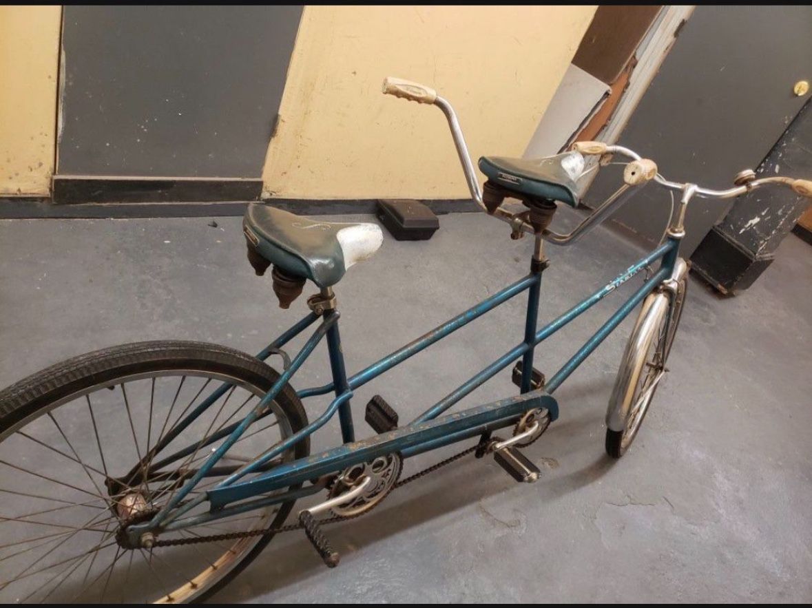 Vintage Schwinn “Twin” Tandem Single Speed Bicycle