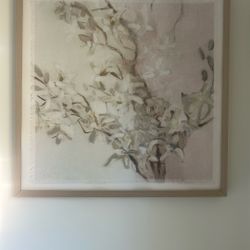 Decor Painting with wooden frame - Like New!