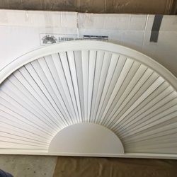 Louvered Window Arch With Moveable Arch