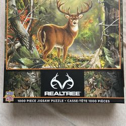 1000 piece realtree deer jigsaw puzzle