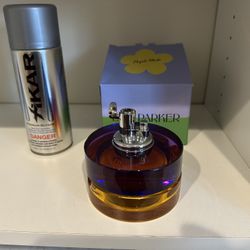 Edie Parker Glass Tabletop Lighter and Ash Tray