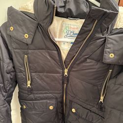 Jcrew Black Puffer jacket Size Medium