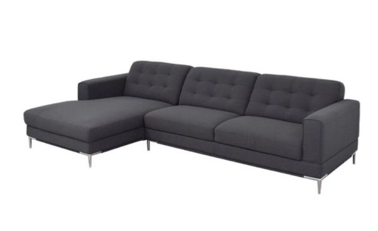 Modani Sectional Sofa with Chaise grey