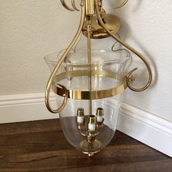 Gold light fixture