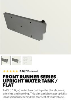 Front runner water tank 10.6 gallon