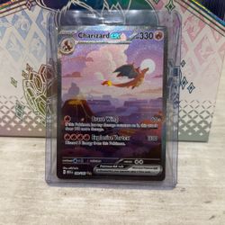 Pokemon 151 Charizard Artwork Card