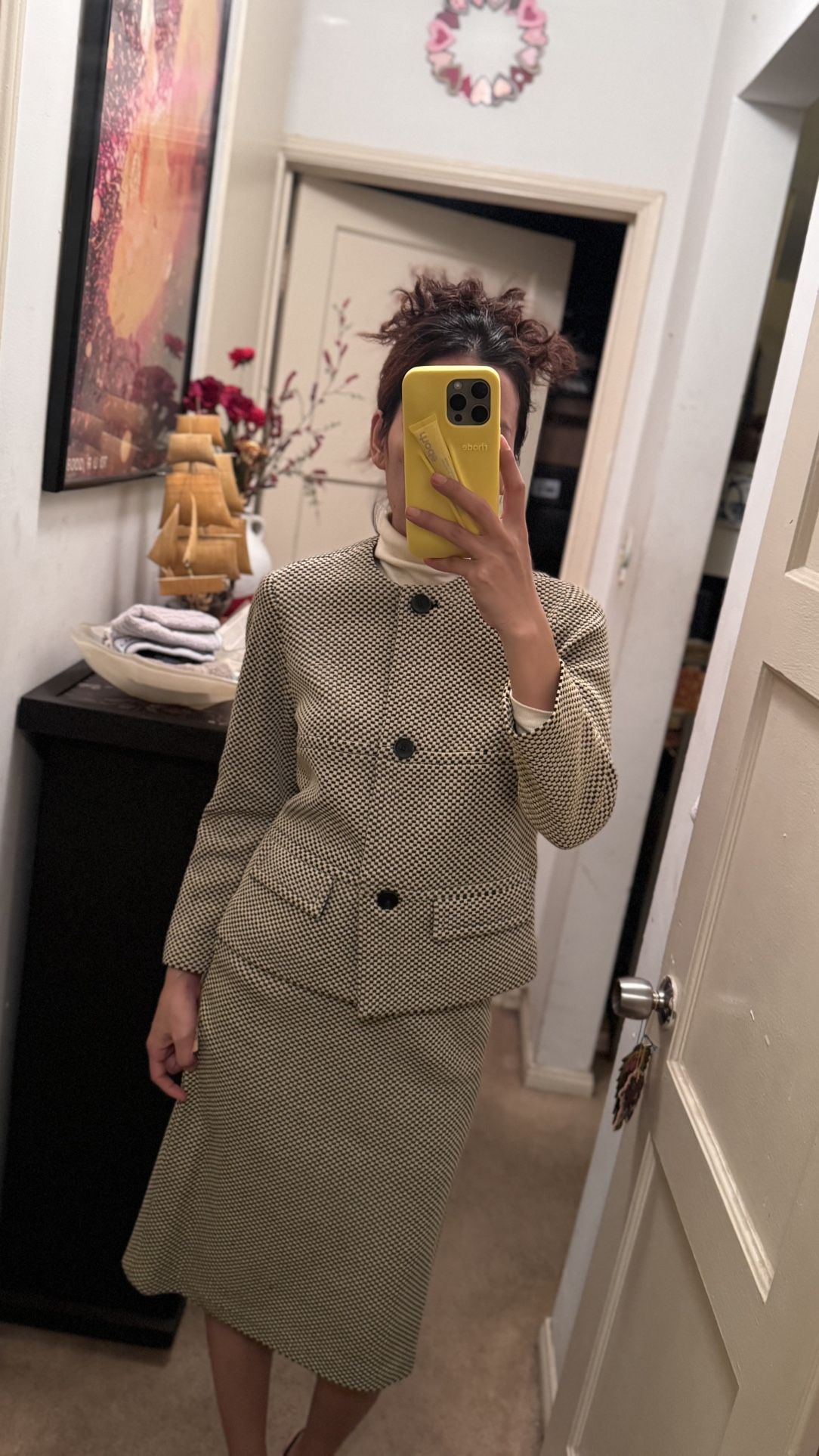 Women's  Jacket and Skirt Suit Set 1960
