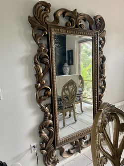 .OVERSIZED DECORATIVE MIRROR for FLOOR OR WALL  7’3”  X  4’5” 