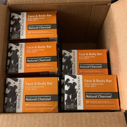 Natural solution face and body bar with Himalayan pink salt 