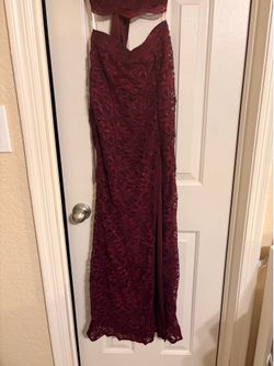 Event Dress Burgundy
