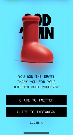Mschf Big Red Boot Size 10