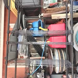 Metal Shelves, Shelving Units & Janitorial Mechanic Tool Carts 