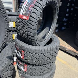 LT 33x12.50x22 PREVIA ATLAS XT $760 CASH OUT THE DOOR All Terrain Tires installed (4) New 50,000 