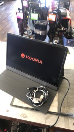 1002 Koorui 15B1 15.6” 1080p Led Portable Color Display Unit W/ Power cord & Micro Hdmi cable 905207