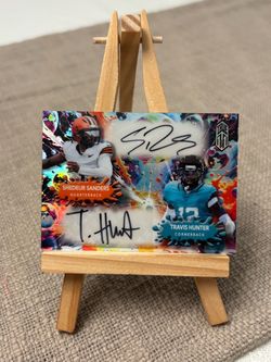 2025 Shedeur Sanders + Travis Hunter 1/1 Dual Auto
