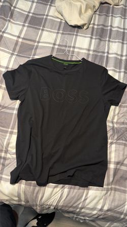 Hugo Boss Men's Black Logo T-Shirt