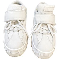MSGM Platform Leather Sneakers 