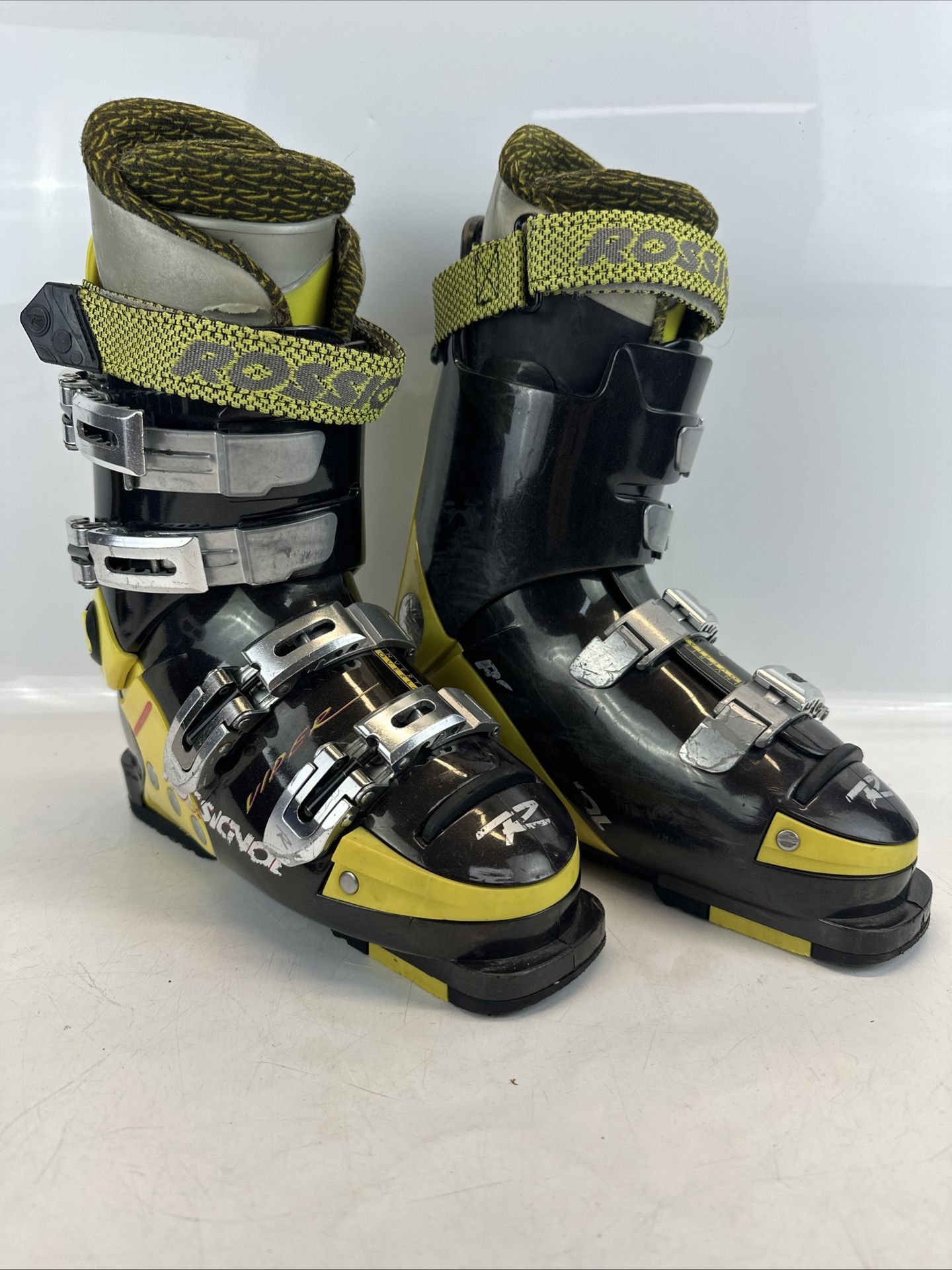 Rossignol Mountain Viper Ski Boots Size Mondo 24.5 Yellow – High Modulus Design