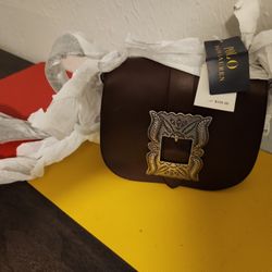 Polo Medium Leather Side Carry Bag 