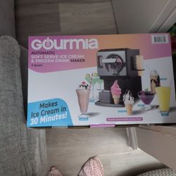 Gourmia Ice Cream And Frozen Drink Maker 