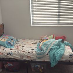 Twin Bed and Mattress