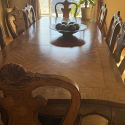 Dining Room Set With A China And A Console Table
