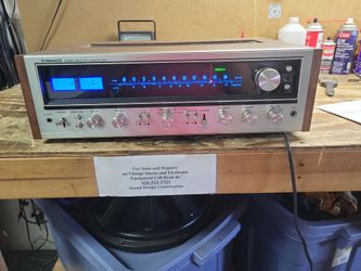 Vintage Silver Face Pioneer Stereo SX-737