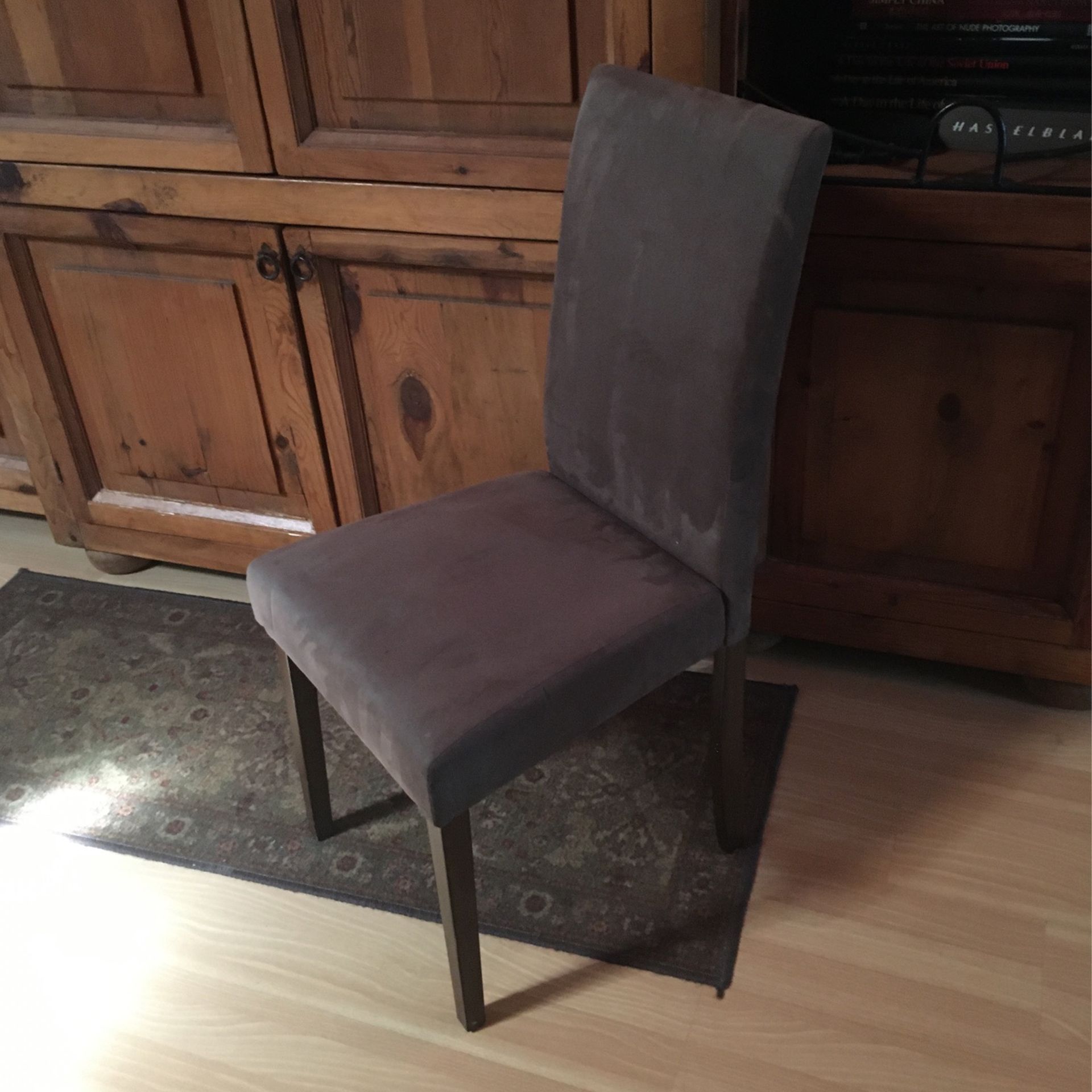 Brown Micro Fiber Chair $25.00