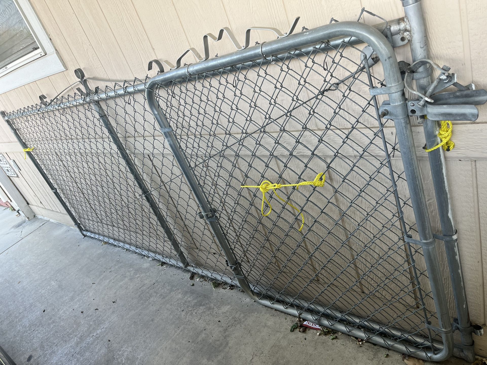 Chain Link Gate. Located In Palmdale California