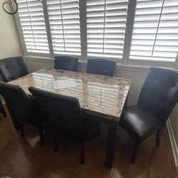 Dining Room Table and Chairs Set 