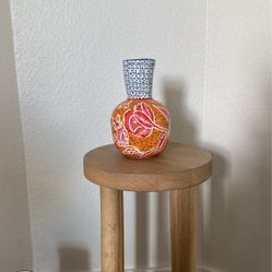 Anthropologie Small Floral Design Vase