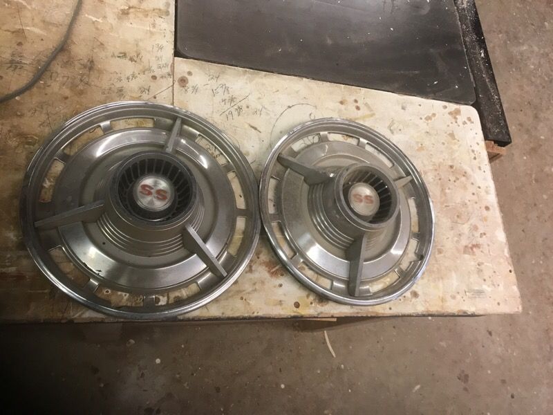 1963 Chevy impala SS hubcaps