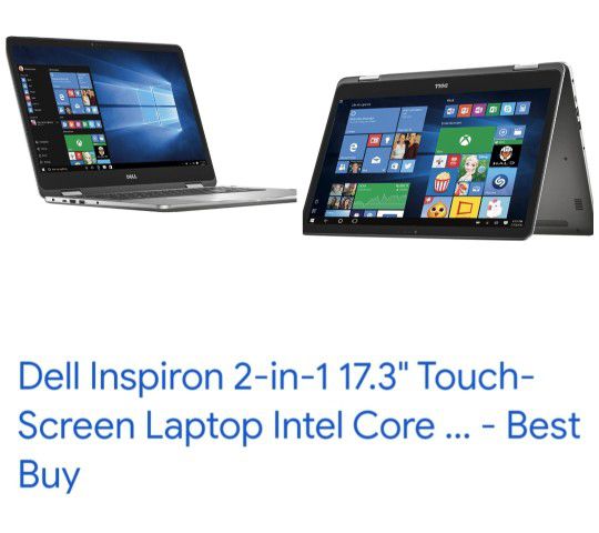 New Dell Laptop 17.3 With New Carry Case