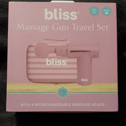 Brand New, Bliss Massage Gun Travel Set