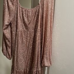 Maternity Sequin Dress L 